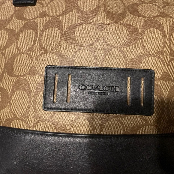 Tan Coach unisex backpack - Picture 8 of 11